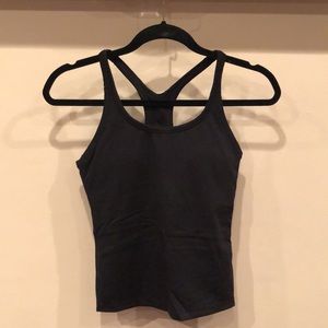 Pink Lily black Racerback Tank Top Size M